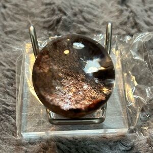 Scenic Quartz Crystal Sphere with Stand